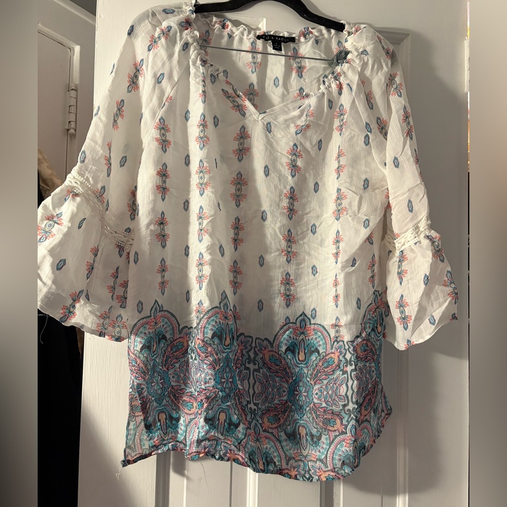 Zac & Rachel Multicolor Floral Top